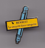 Pin's  Renault La Sécurité Bien Comprise Amortisseur Réf 7218 - Renault