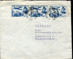 X0359 Iran, Circuled Cover 1957 To Germany - Irán