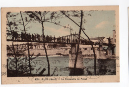 ALES * GARD * LA PASSERELLE DU FOIRAL * Carte N° 4091 Colorisée - Alès