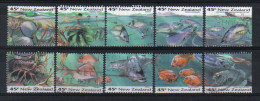 New Zealand 1993 Marine Life Y.T. 1253/1262 (0) - Used Stamps