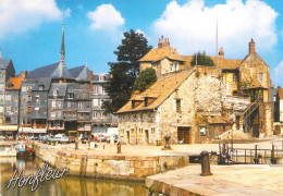 14 - Honfleur - Le Vieux Bassin - Les Façades Typiques Du Quai Sainte Catherine Et La Lieutenance - Honfleur