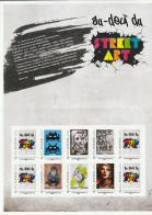 Feuillet Collector Au Delà Du Street Art France 2012 IDT L P 20gr 10 Timbres Autoadhésifs N°184 - Collectors