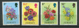 Jersey ** N° 89 à 92 - Bouquets - Jersey