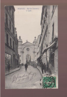 CPA - 42 - Roanne - Rue Du Commerce, Le Lycée - Animée - Circulée En 1913 - Roanne