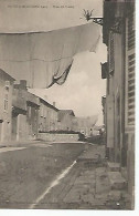 CPA Pont-à-Mousson 54 .RUE Du CAMP .BANDEROLLES ?... Au Dessus De La Rue.1917 - Pont A Mousson