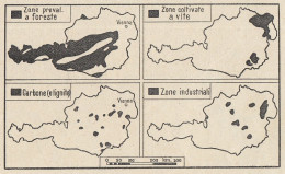 Austria Economica - Mappa D'epoca - 1935 Vintage Map - Carte Geographique