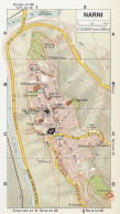 Narni, Pianta Della Città, Mappa Epoca, Vintage Map - Mapas Geográficas