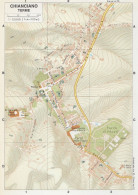 Chianciano Terme, Pianta Della Città, Mappa Epoca, Vintage Map - Cartes Géographiques