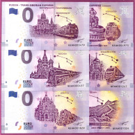 0-Euro QEAH 2019-1 - 2020-6  SATZ RUSSIA -TRANS-SIBERIAN EXPRESS - TRANS-MONGOLIAN EXPRESS - Essais Privés / Non-officiels