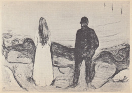 Edvard Munch - I Solitari - 1977 Stampa Epoca - Vintage Print - Prints & Engravings