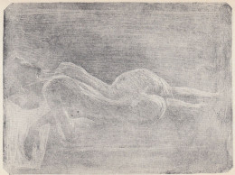 Edvard Munch - Nudo Femminile Giacente - 1977 Stampa Epoca - Vintage Print - Prints & Engravings