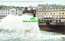 R608585 Rough Sea From St. Leonard Pier Looking N. W. Nr. Hastings. Max Ettlinge - Mondo