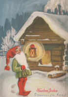 Buon Anno Natale GNOME Vintage Cartolina CPSM #PBL720.IT - Año Nuevo