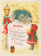 Buon Anno Natale BAMBINO Vintage Cartolina CPSM #PAY209.IT - Año Nuevo