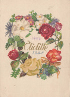 FIORI Vintage Cartolina CPSM #PAS357.IT - Fleurs