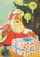 BABBO NATALE Natale Vintage Cartolina CPSM #PAK798.IT - Santa Claus