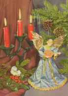 ANGELO Buon Anno Natale Vintage Cartolina CPSM #PAJ294.IT - Angels