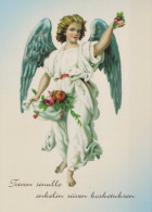 ANGELO Buon Anno Natale Vintage Cartolina CPSM #PAJ163.IT - Anges