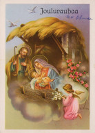 ANGELO Buon Anno Natale Vintage Cartolina CPSM #PAH342.IT - Angeles