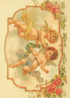 ANGELO Buon Anno Natale Vintage Cartolina CPSM #PAH475.IT - Engel