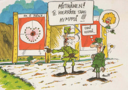 SOLDADOS HUMOR Militaria Vintage Tarjeta Postal CPSM #PBV912.ES - Humor