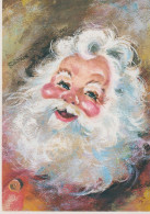 PAPÁ NOEL Feliz Año Navidad Vintage Tarjeta Postal CPSM #PBL060.ES - Kerstman