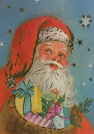 PAPÁ NOEL NAVIDAD Fiesta Vintage Tarjeta Postal CPSM #PAJ824.ES - Kerstman