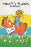 ENFANTS HUMOUR Vintage Carte Postale CPSM #PBV179.FR - Humorkaarten