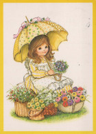 PÂQUES ENFANTS Vintage Carte Postale CPSM #PBO245.FR - Easter