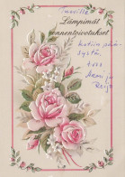 FLEURS Vintage Carte Postale CPSM #PAR934.FR - Fiori