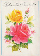 FLEURS Vintage Carte Postale CPSM #PAS175.FR - Fiori