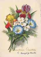 FLEURS Vintage Carte Postale CPSM #PAR153.FR - Fleurs