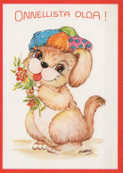 CHIEN Animaux Vintage Carte Postale CPSM #PAN572.FR - Cani