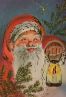 PÈRE NOËL NOËL Fêtes Voeux Vintage Carte Postale CPSM #PAJ825.FR - Santa Claus