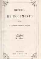 RECUEIL DE DOCUMENTS RELATIFS A L'ARTOIS - CANTON DE LENS - BIBLIOTHEQUE DE M.LE BARON DARD - CHÂTEAU DE BEAULIEU #13 - 1801-1900