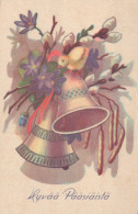 OSTERN BELL Vintage Ansichtskarte Postkarte CPA #PKE449.DE - Pascua