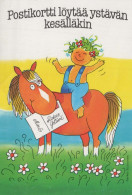 KINDER HUMOR Vintage Ansichtskarte Postkarte CPSM #PBV180.DE - Cartoline Umoristiche