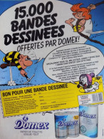 Publicité De Presse ; Papier De Toilette Domex - Bobo - Advertising