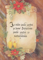 Neujahr Weihnachten KERZE Vintage Ansichtskarte Postkarte CPSM #PBN995.DE - Anno Nuovo