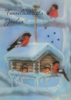 Neujahr Weihnachten VOGEL Vintage Ansichtskarte Postkarte CPSM #PBM621.DE - Anno Nuovo