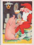 Neujahr Weihnachten GNOME Vintage Ansichtskarte Postkarte CPSM #PBL587.DE - Anno Nuovo