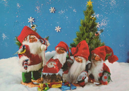 WEIHNACHTSMANN SANTA CLAUS Neujahr Weihnachten Vintage Ansichtskarte Postkarte CPSM #PBB009.DE - Santa Claus