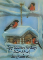 Neujahr Weihnachten VOGEL Vintage Ansichtskarte Postkarte CPSM #PBA626.DE - Anno Nuovo