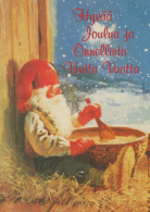 Neujahr Weihnachten GNOME Vintage Ansichtskarte Postkarte CPSM #PAU495.DE - Año Nuevo