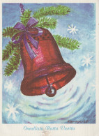 Neujahr Weihnachten BELL Vintage Ansichtskarte Postkarte CPSM #PAT838.DE - Nouvel An