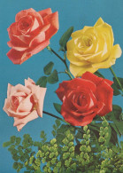 FLOWERS Vintage Ansichtskarte Postkarte CPSM #PAS536.DE - Flowers