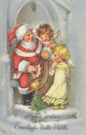 WEIHNACHTSMANN SANTA CLAUS WEIHNACHTSFERIEN Vintage Postkarte CPSMPF #PAJ415.DE - Santa Claus