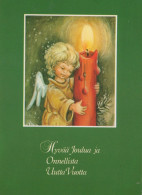 ENGEL WEIHNACHTSFERIEN Feiern & Feste Vintage Ansichtskarte Postkarte CPSM #PAJ229.DE - Engel