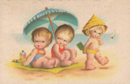 CHILDREN CHILDREN Scene S Landscapes Vintage Postcard CPSMPF #PKG744.GB - Scènes & Paysages