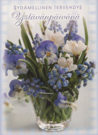 FLOWERS Vintage Postcard CPSM #PBZ884.GB - Flowers